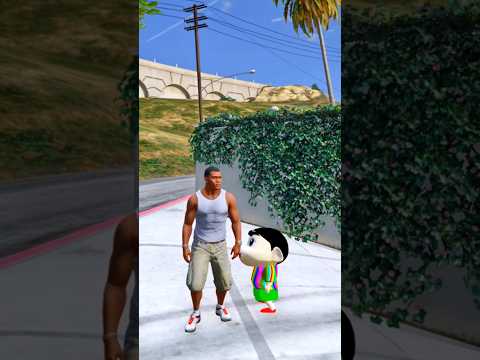 Skibidi Toilet's team has come to kill Franklin & Shinchan 🤯 #gta5 #short