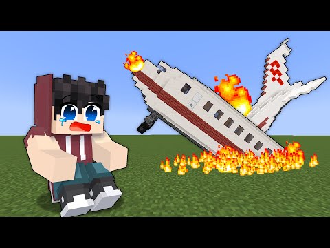 We Survived A Plane Crash in Minecraft! (tagalog)