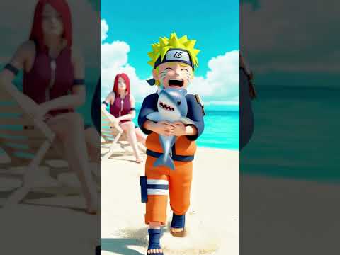 Naruto com o mini tubarão?