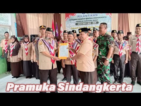 Pramuka Sindangkerta !! Pelantikan pengurus kwaran Sindangkerta masa bakti 2023-2026