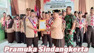 Pramuka Sindangkerta !! Pelantikan pengurus kwaran Sindangkerta masa bakti 2023-2026