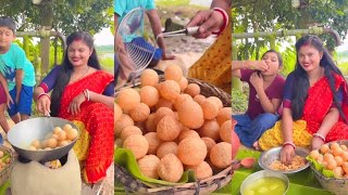 Fuchka pani puri Recipe #shorts॥Bengali panipuri recipe #cooking #villagefood #foodie 