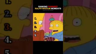Ranking FUNNIEST Ralph Wiggum Moments Part 3 #funny #ranking #usa