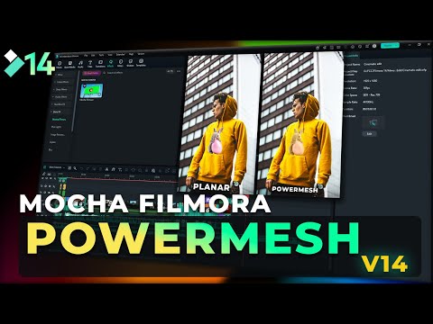 PowerMesh Tracking in Filmora | Mocha Tutorial with Boris FX