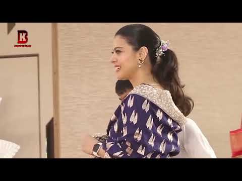 Kajol's Son Yug Devgn Cute Moments With Nani At North Bombay Navratri Durga Pooja Samiti 2021