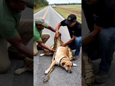 Acts of Kindness Two Men Rescue Dog from Snake’s Grasp #ai #animals #help
