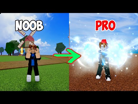 Noob to Pro Using BLIZZARD FRUIT (Roblox BloxFruits)