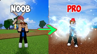 Noob to Pro Using BLIZZARD FRUIT (Roblox BloxFruits)
