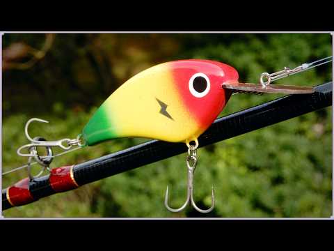 バルサ材でラウンドリップのクランクベイトを作ります。/ Making a Round Bill Crank Baits out of Balsa Wood.