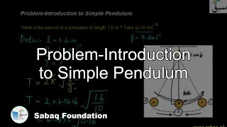 Problem-Introduction to Simple Pendulum