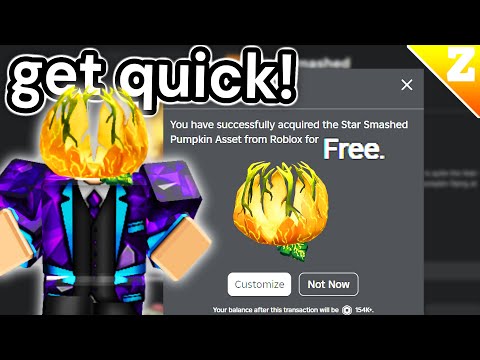 How To GET The STAR SMASHED PUMPKIN In Roblox! QUICK! (The Haunt Event)