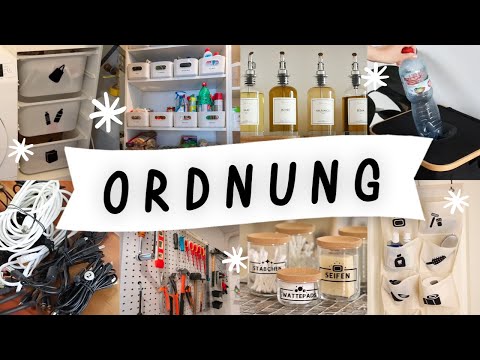 DIY/ Tipps zum ORGANISIEREN + IKEA Hacks | Ordnung für Bad, Büro & Küche | TRYTRYTRY