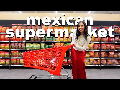 food shopping at a mexican supermarket