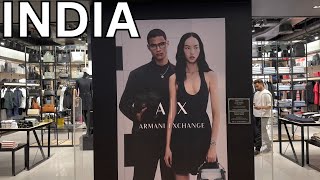 🇮🇳😱 MUMBAI INDIA - LUXURIOUS MALL METRES FROM DHARAVI SLUM, JIO WORLD DRIVE, MODERN INDIA, 4K HDR