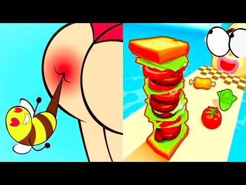 Play 1000+ Satisfying Tiktok Mobile Games Help Me Tricky Puzzle, Sandwich Runner, Going Balls