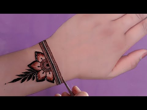 Very beautiful stylish front hand mehndi design | Arabic mehndi design | mehndi design | Mehndi .