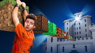 Minecraft but I Survive in PARKOUR PRISON