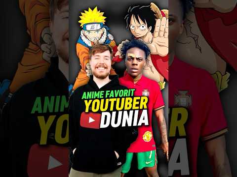 REUPLOAD - 3 Youtuber Dunia Dengan Anime Favorit Mereka #shorts