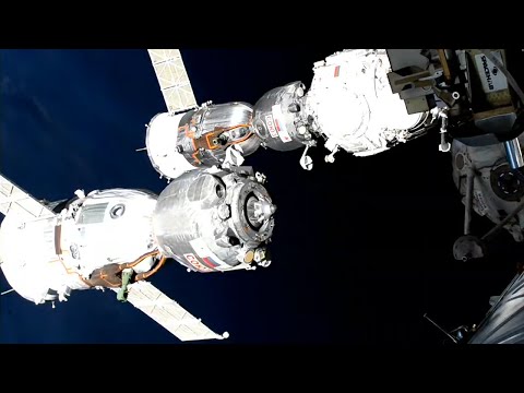 Soyuz MS-26 undocking and departure