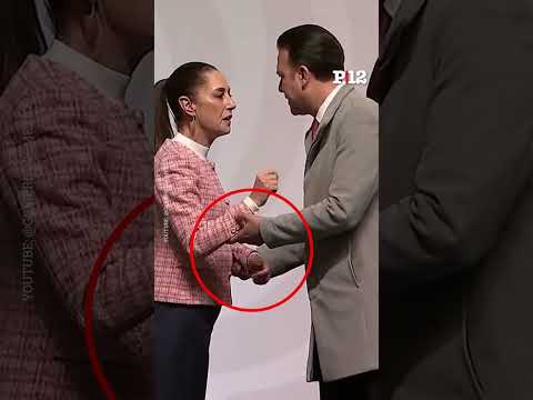 😶 El gesto machista de un gobernador con Claudia Sheinbaum
