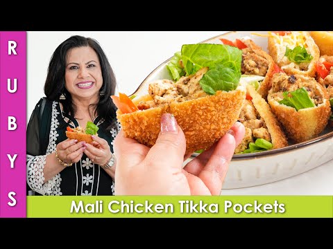 Malai Chicken Tikka Pockets Iftar Special Ramadan 2023 Recipe in Urdu Hindi - RKK