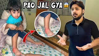 ZOHAN KA PAON JAL GYA 😨 | Iqra Ko Bht Miss Kea 🥹