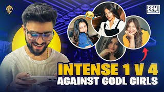 1v4 turned into chaos real quick 😭 ft. GodLike Girls | New Phone
