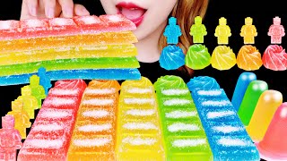 ASMR *RAINBOW JEWELRY CANDY* KOHAKUTO COOKING EATING SOUNDS MUKBANG