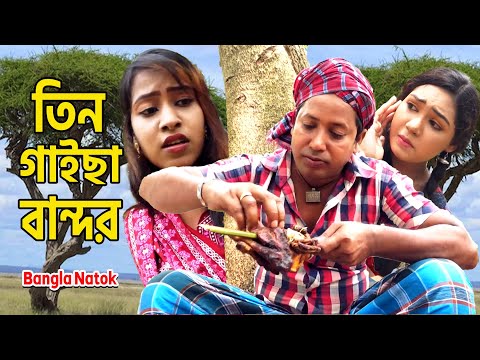 তিন গাইছা বান্দর | Tin gaisa bandor | #comedy #newcomedy #ছোটদেরনাটক #chotoder_natok #dihan_natok