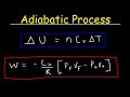 Adiabatic Processes and Gas Laws