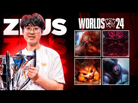 Everything ZEUS did at WORLDS 2024 | 2x World Champion 🏆 Highlights