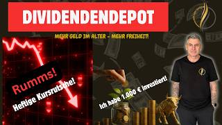 DIVIDENDENDEPOT - Heftige Kurskorrektur & 1.000 € investiert!