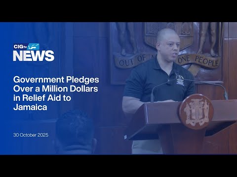 YouTube video thumbnail: Government Pledges Over a Million Dollars in Relief Aid