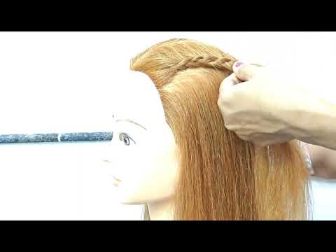 Beautiful DutchBraid Hairstyle For Girls #Open Hair Hairstyle medium to long hair #kids & girls