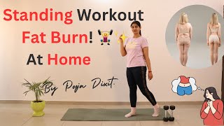 Lose Weight Standing! 🕺🔥 | Quick Standing Workout for Fat @PoojaDixitFitnessclub