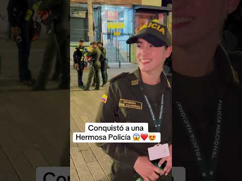 Le robó el corazón a una policía 🥰 #parati