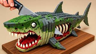 Hunting Pefect The SCARIEST LEGO Zombie Shark IRL RARE Deep Sea MONSTER Creature LEGO Cooking ASMR