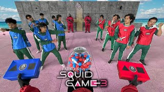 SQUID GAME 3 IN REAL LIFE - PARKOUR ESCAPE!!