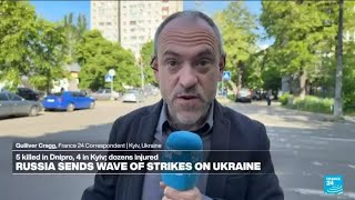 YouTube video thumbnail: Several Killed, Dozens Injured as Russia Launches Wave of Strikes Across Ukraine