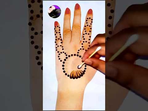 Ear Bud Mehendi Back Side - Mehendi Design Using Earbuds - Easy Mehndi Trick  - Mahandi K… | Mehndi designs for kids, Simple henna tattoo, Mehndi designs  for fingers