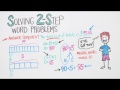 Solving Two-Step Word Problems in Arithmetic