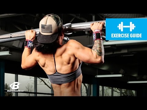 Chin-up exercise instructions and video