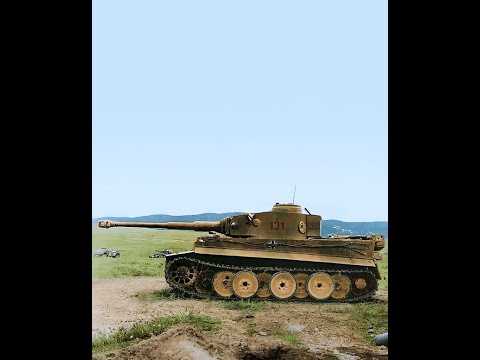 German Tiger I 131 heavy tank captured by the British Army in Tunisia, 1943 #ww2 #tank #history