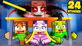 24 STUNDEN in der HORROR SCHULE! 🌸 Minecraft