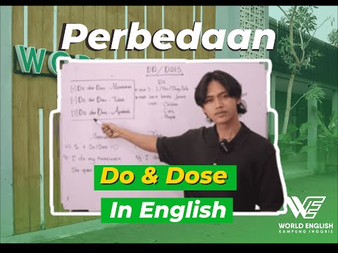 Perbedaan Penggunaan Do&Does Dalam Kalimat Bahasa Inggris - Kampung Inggrsi WE Mr. Renaldi