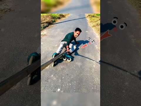 এক চাকায় স্কেটিং করতে গিয়ে যা হলো, তা বিশ্বাস করবে না 😳🛼 #skater