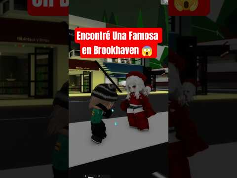 Encontré Una Famosa en Brookhaven 😱 #roblox #brookhaven #robloxshorts #robloxedit #robloxgames #game