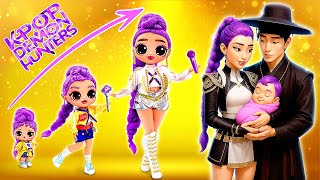 K-Pop Demon Hunters Golden Growing Up! LOL OMG DIYs