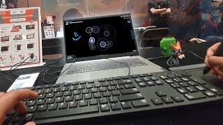 playing osu! at Comic-Con London