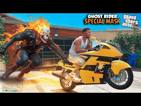 Franklin Stealing Ghost Rider Most Expensive Bike In GTA 5 Telugu | #gta5